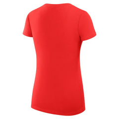 Carolina Hurricanes G-III 4Her by Carl Banks Women's Super-Slim Fit Lightweight Graphic V-Neck T-Shirt Red