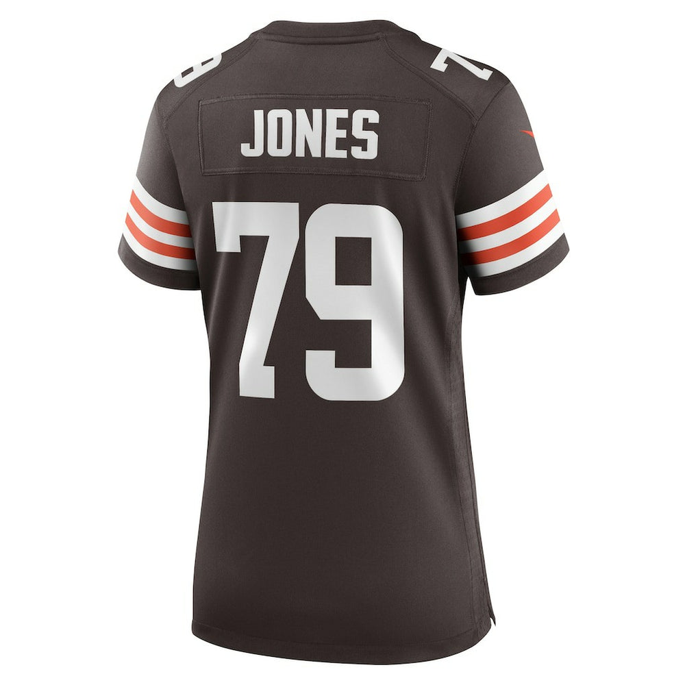 Dawand Jones Cleveland Browns Women's Team Game Jersey - Brown