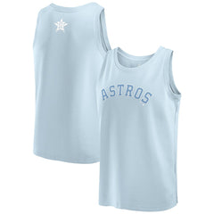 Houston Astros Elements Tank Top Light Blue