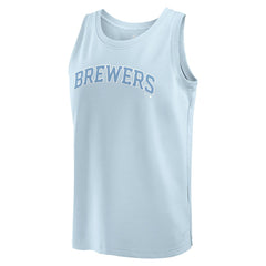 Milwaukee Brewers Elements Tank Top Light Blue