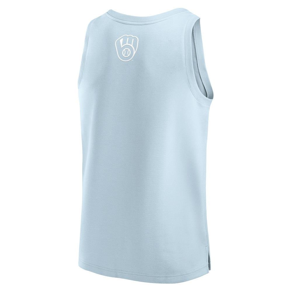 Milwaukee Brewers Elements Tank Top Light Blue