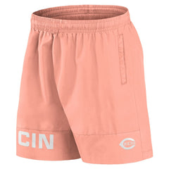 Cincinnati Reds Elements Swim Shorts Coral
