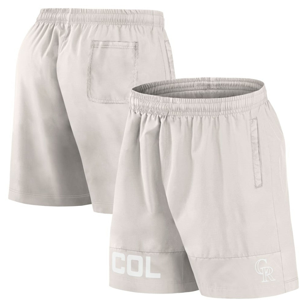 Colorado Rockies Elements Swim Shorts Cream