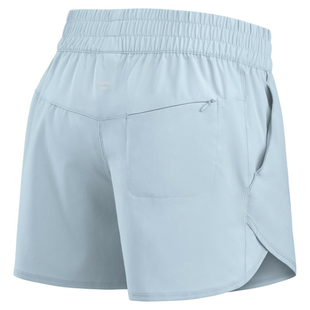 Chicago Cubs Women's Studio Woven Vibe Shorts Light Blue
