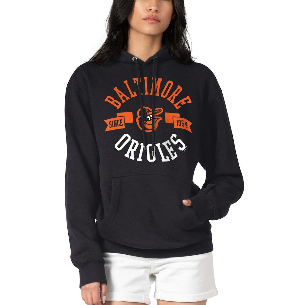 Baltimore Orioles G-III 4Her by Carl Banks Women's City Graphic Pullover Hoodie Black