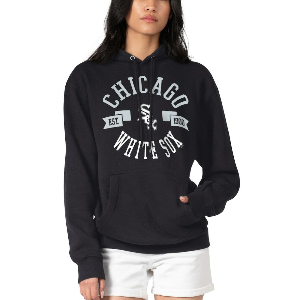 Chicago White Sox G-III 4Her by Carl Banks Women's City Graphic Pullover Hoodie Black