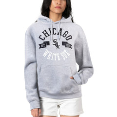 Chicago White Sox G-III 4Her by Carl Banks Women's City Graphic Pullover Hoodie Heather Gray