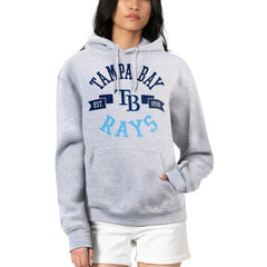Tampa Bay Rays G-III 4Her by Carl Banks Women's City Graphic Pullover Hoodie Heather Gray