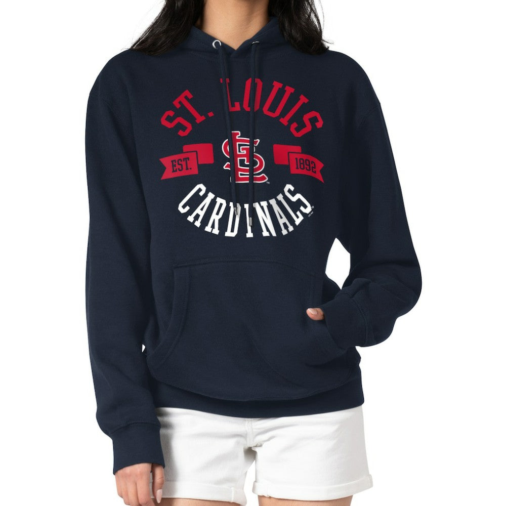 St. Louis Cardinals G-III 4Her by Carl Banks Women's City Graphic Pullover Hoodie Navy