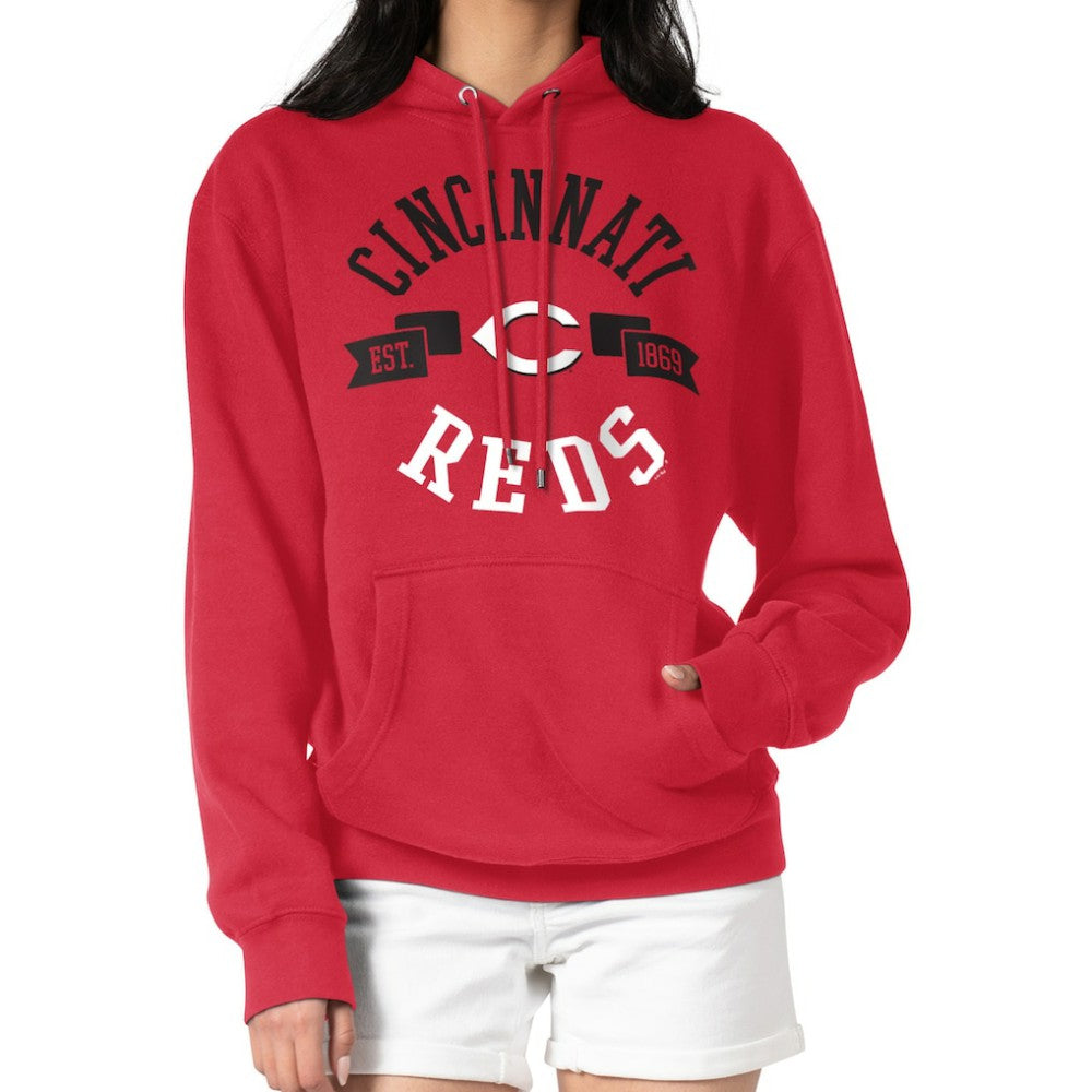 Cincinnati Reds G-III 4Her by Carl Banks Women's City Graphic Pullover Hoodie Red