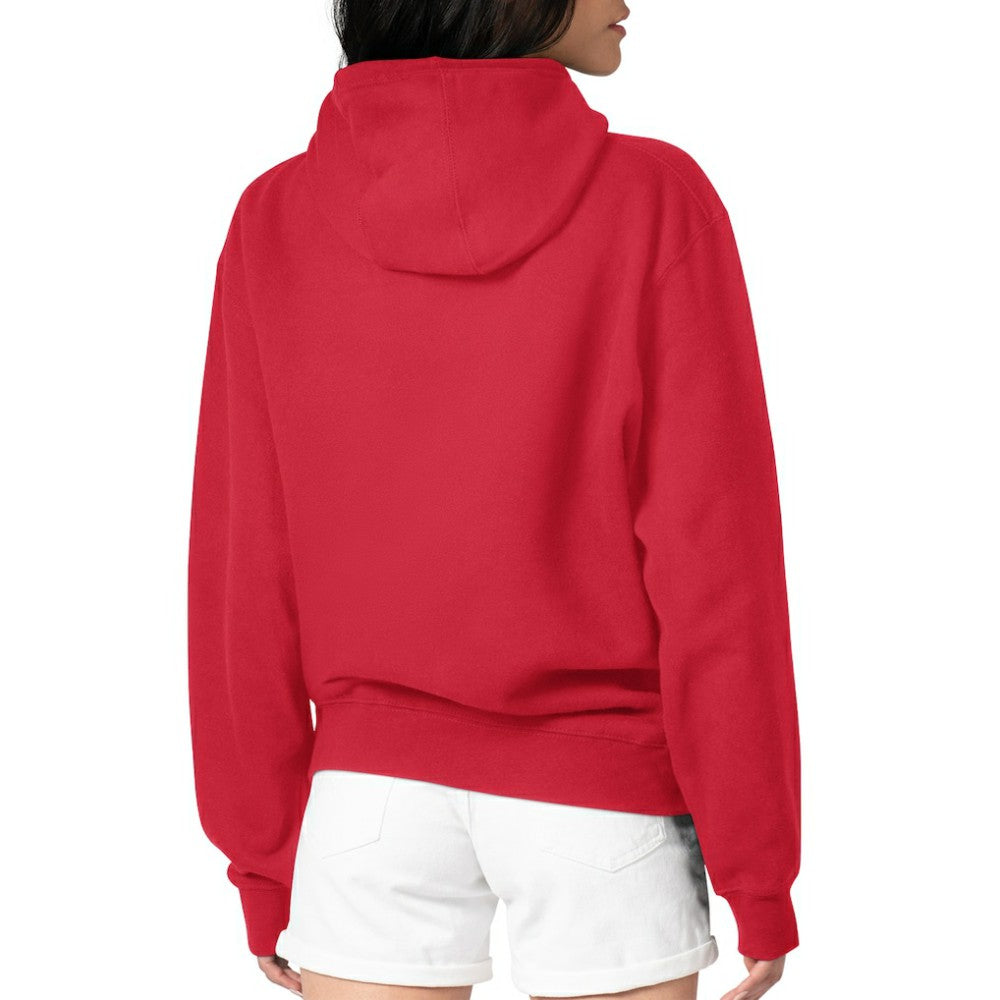 Los Angeles Angels G-III 4Her by Carl Banks Women's City Graphic Pullover Hoodie Red