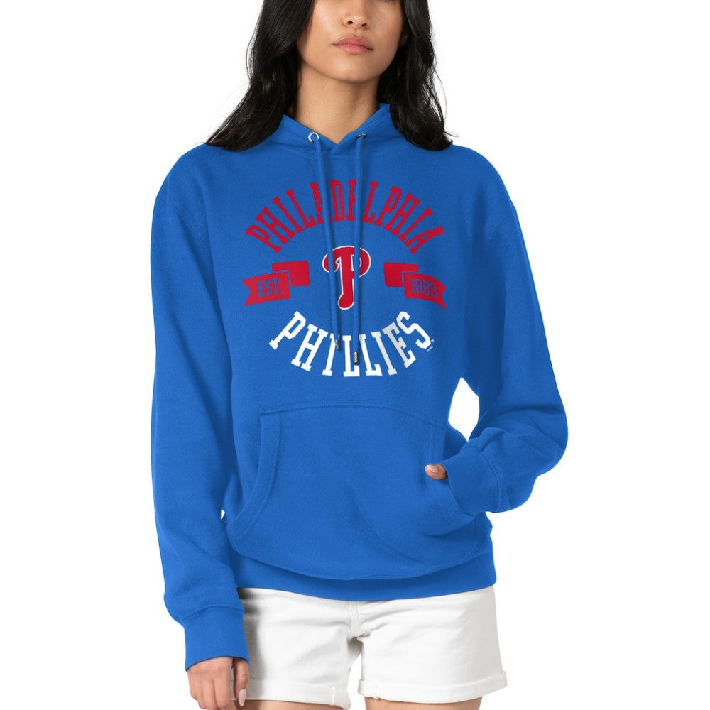 Philadelphia Phillies G-III 4Her by Carl Banks Women's City Graphic Pullover Hoodie Royal