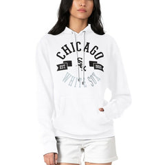 Chicago White Sox G-III 4Her by Carl Banks Women's City Graphic Pullover Hoodie White