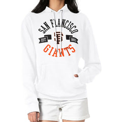 San Francisco Giants G-III 4Her by Carl Banks Women's City Graphic Pullover Hoodie White