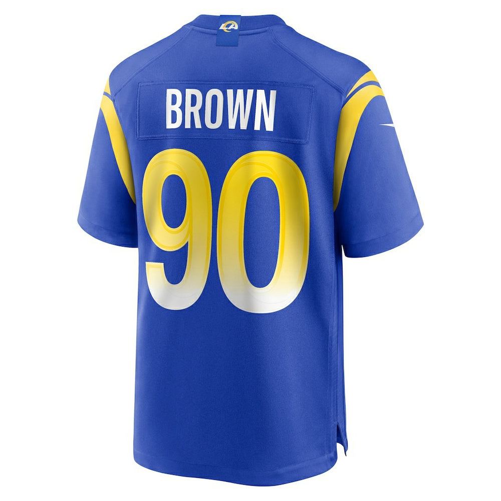 Earnest Brown IV Los Angeles Rams Team Game Jersey - Royal