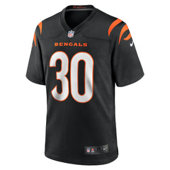 Chase Brown Cincinnati Bengals Team Game Jersey - Black