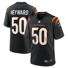 Shaka Heyward Cincinnati Bengals Team Game Jersey - Black