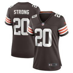 Pierre Strong Jr. Cleveland Browns Women's Team Game Jersey - Brown