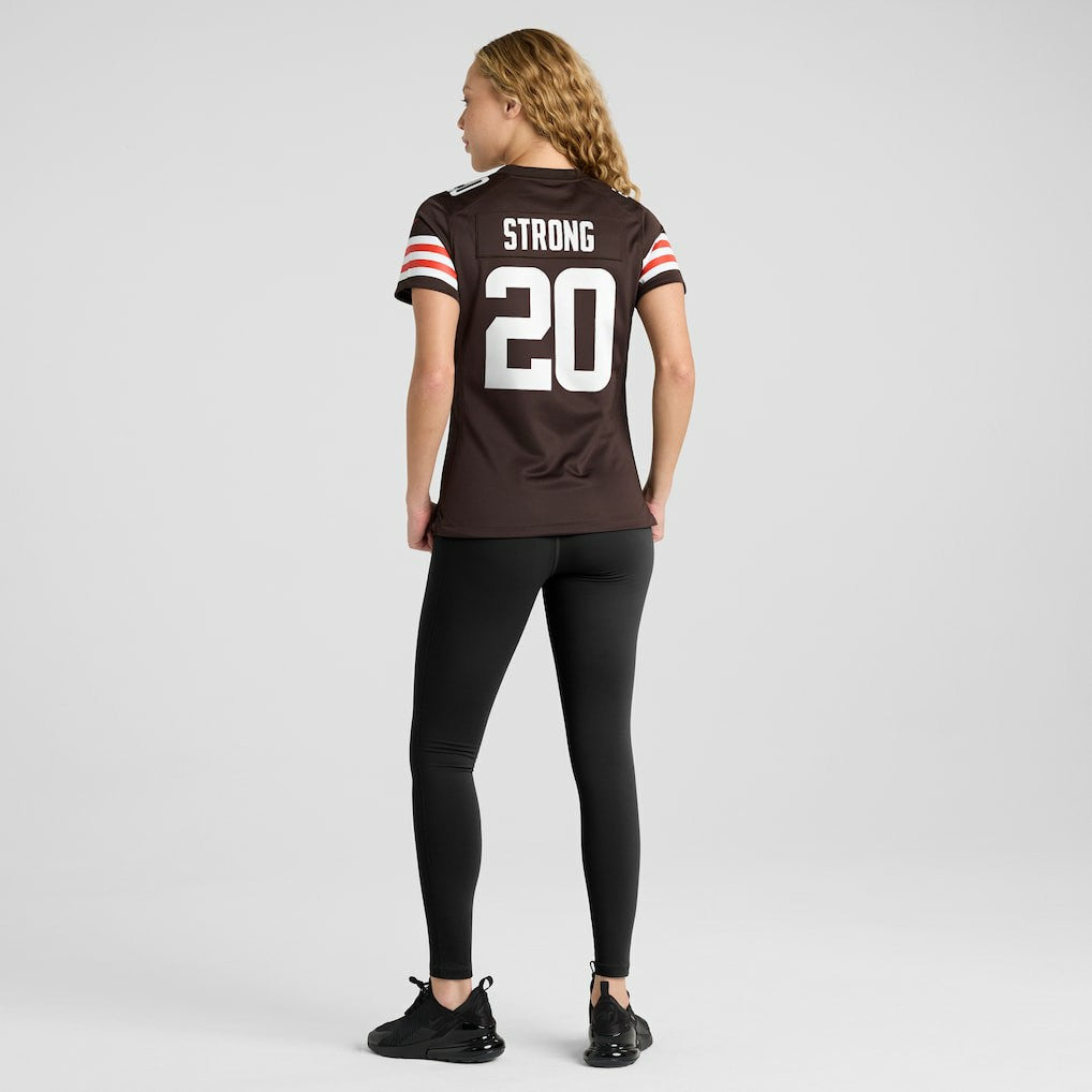 Pierre Strong Jr. Cleveland Browns Women's Team Game Jersey - Brown
