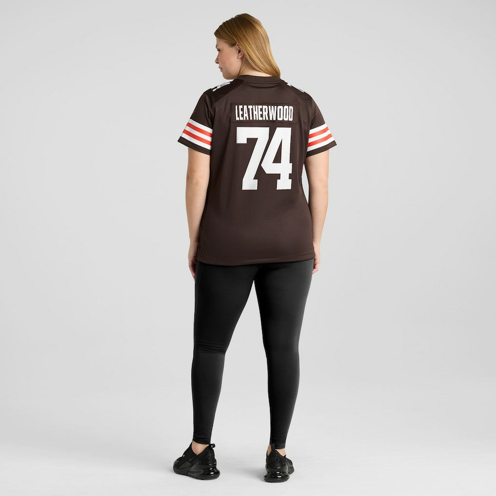 Alex Leatherwood Cleveland Browns Women's Team Game Jersey - Brown