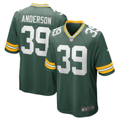 Zayne Anderson Green Bay Packers Team Game Jersey - Green