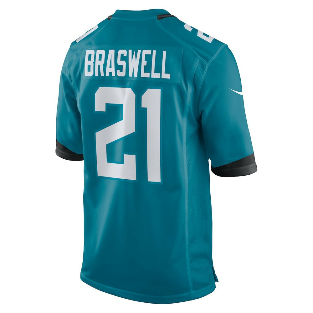 Christian Braswell Jacksonville Jaguars Team Game Jersey - Teal
