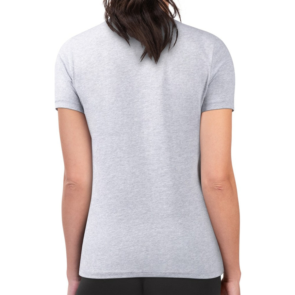 Baltimore Orioles G-III 4Her by Carl Banks Women's Super-Slim Fit Lightweight Love Graphic Team T-Shirt Heather Gray