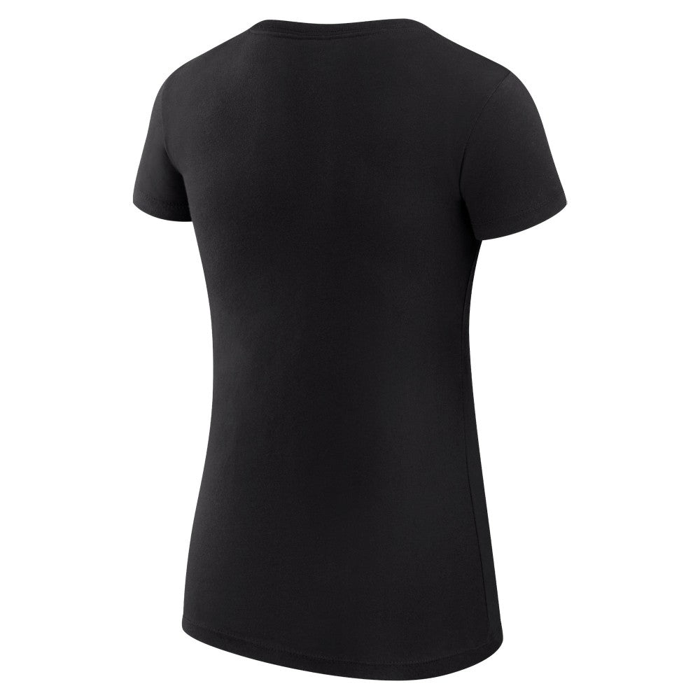 Cincinnati Reds G-III 4Her by Carl Banks Women's Super-Slim Fit Lightweight Love Graphic Team T-Shirt Black