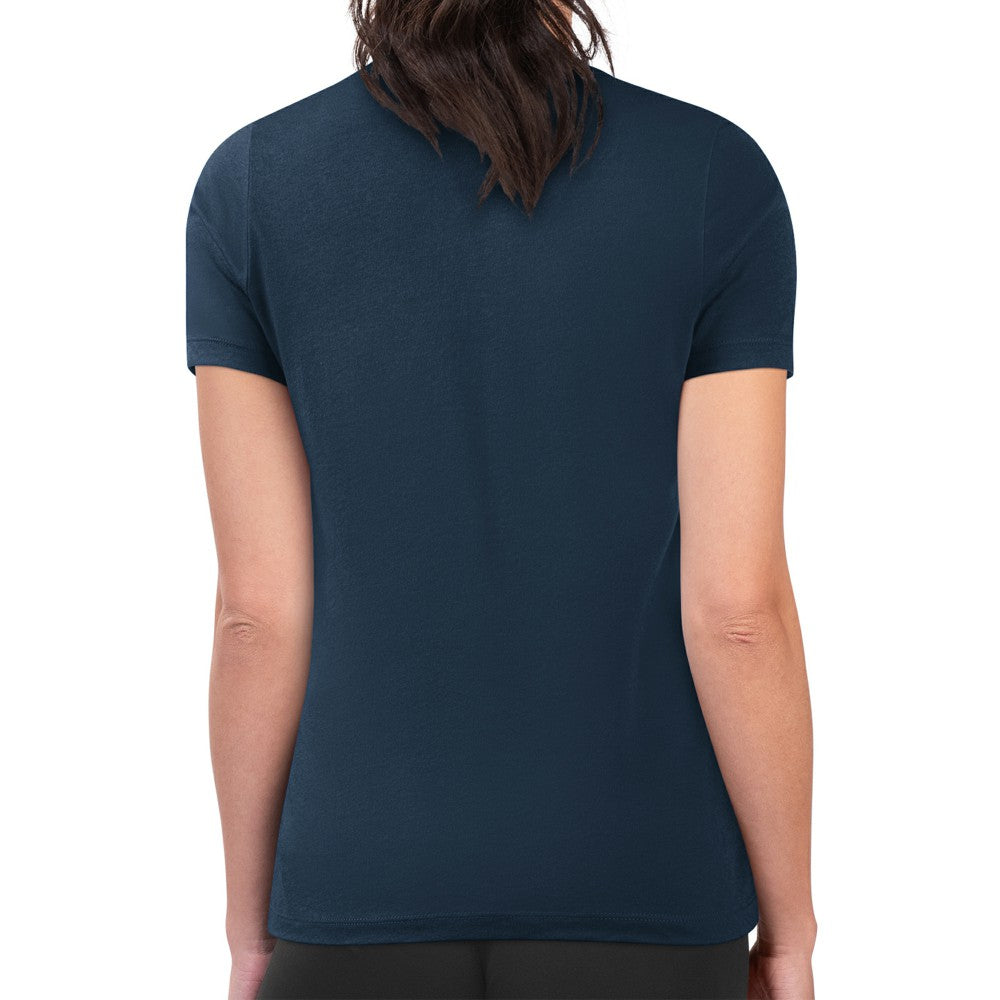Milwaukee Brewers G-III 4Her by Carl Banks Women's Super-Slim Fit Lightweight Love Graphic Team T-Shirt Navy