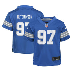Aidan Hutchinson Detroit Lions Preschool Player Game Jersey - Blue