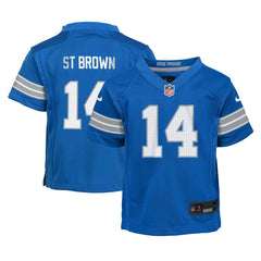 Amon-Ra St. Brown Detroit Lions Preschool Player Game Jersey - Blue