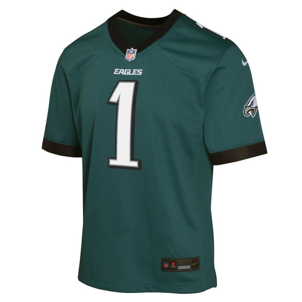 Jalen Hurts Philadelphia Eagles Youth Game Jersey - Green