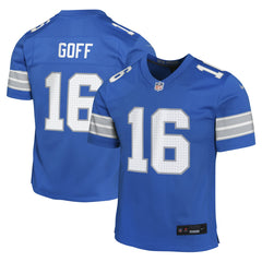 Jared Goff Detroit Lions Youth Game Jersey - Blue