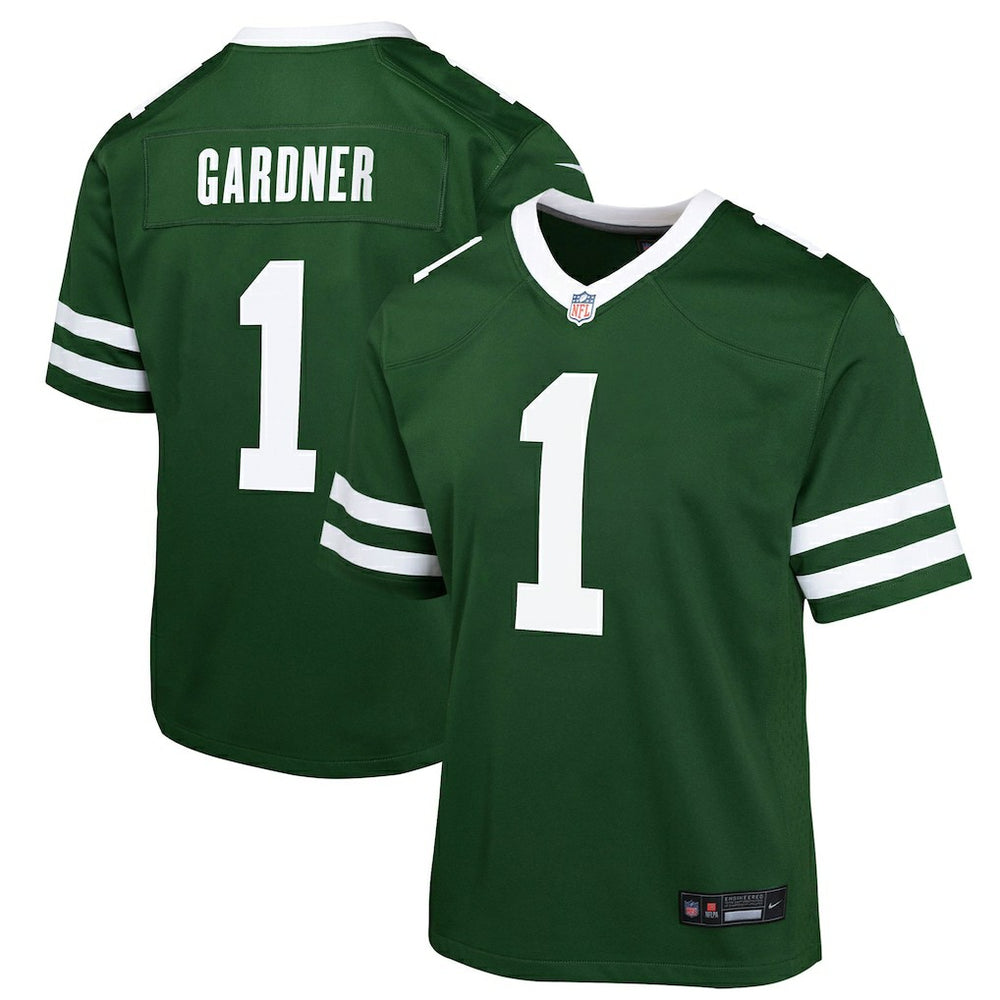 Ahmad Sauce Gardner New York Jets Youth Game Jersey - Green