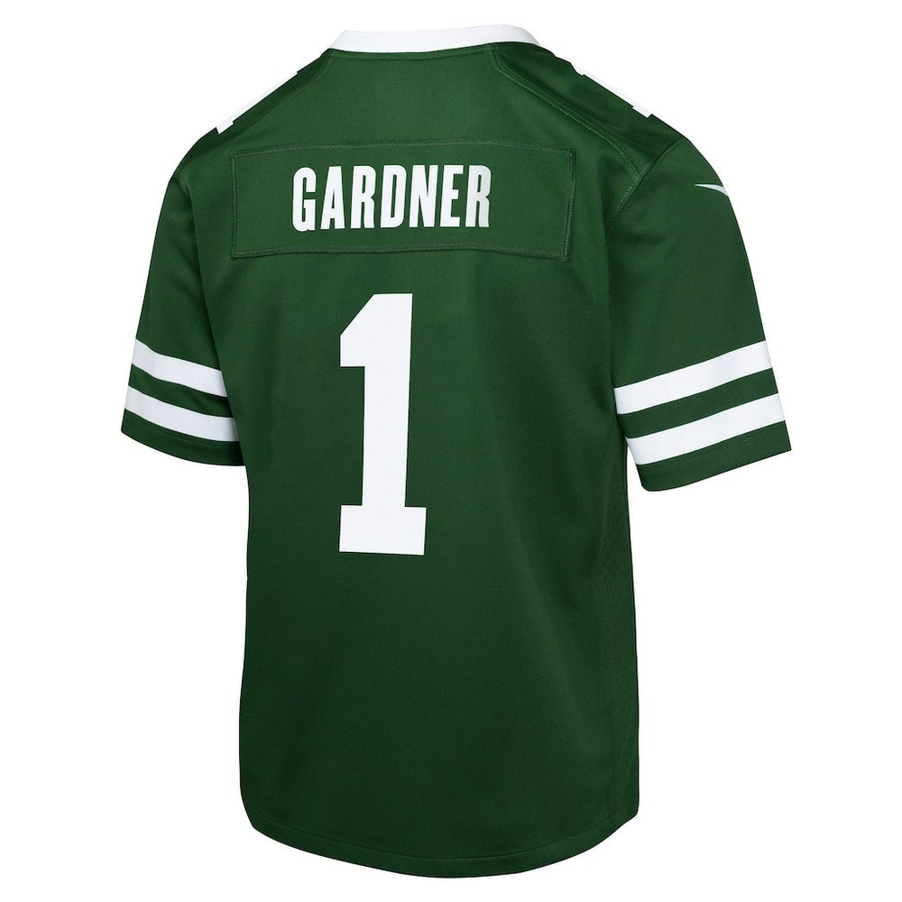 Ahmad Sauce Gardner New York Jets Youth Game Jersey - Green