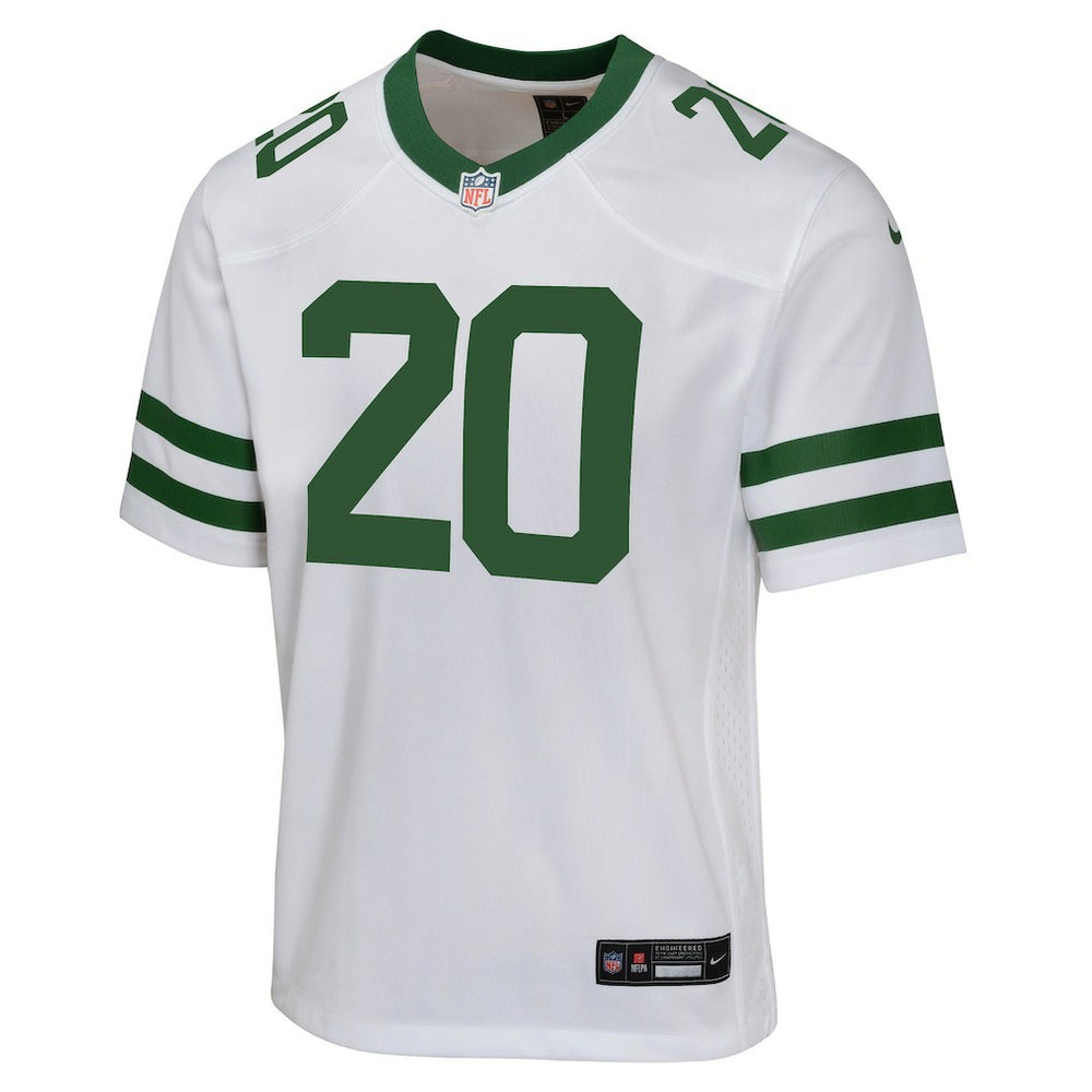 Breece Hall New York Jets Youth Game Jersey - White