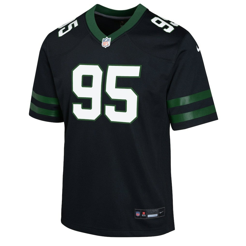 Quinnen Williams New York Jets Youth Game Jersey - Black