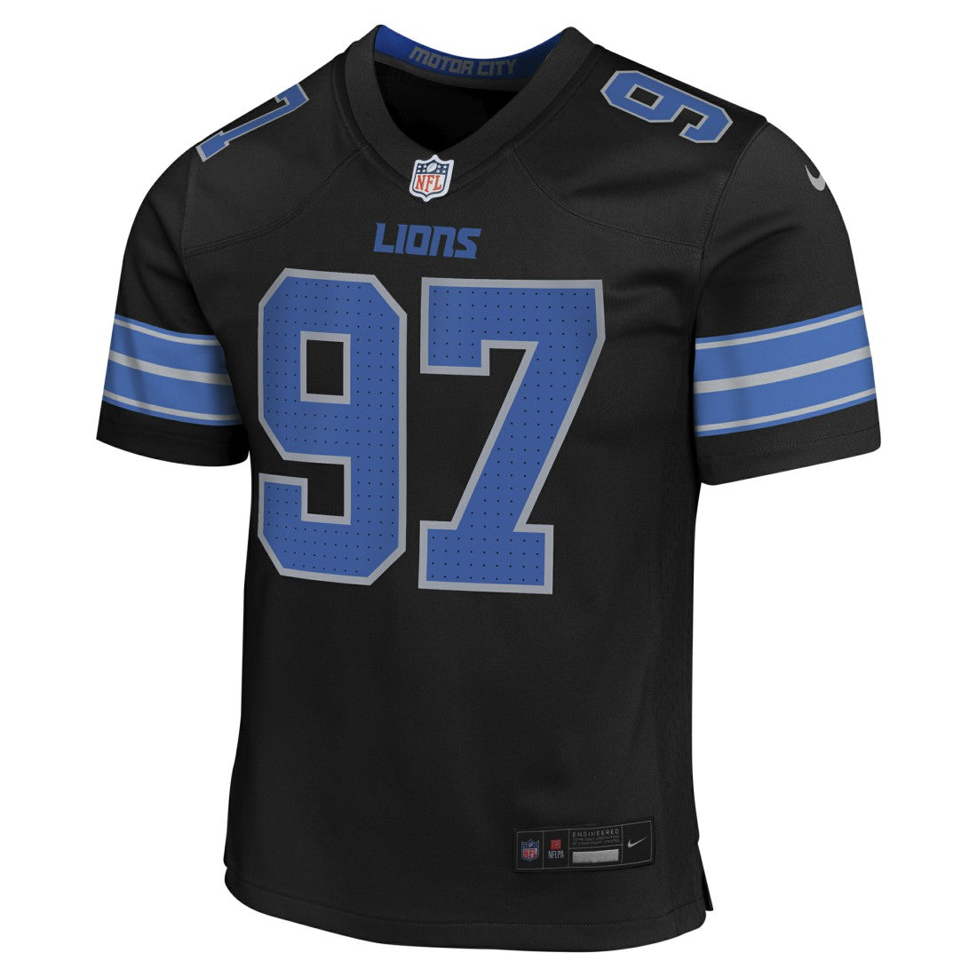 Aidan Hutchinson Detroit Lions Youth Game Jersey - Black