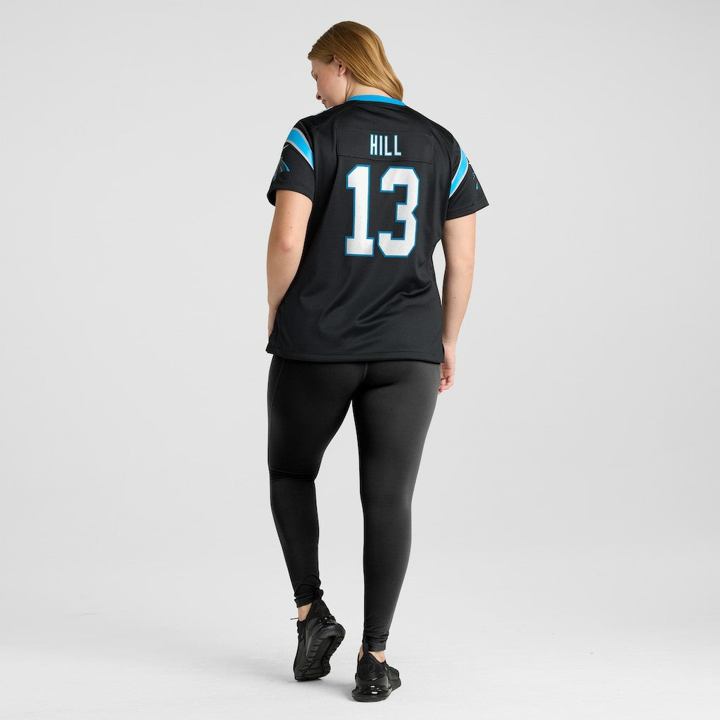 Troy Hill Carolina Panthers Women's Team Game Jersey - Black