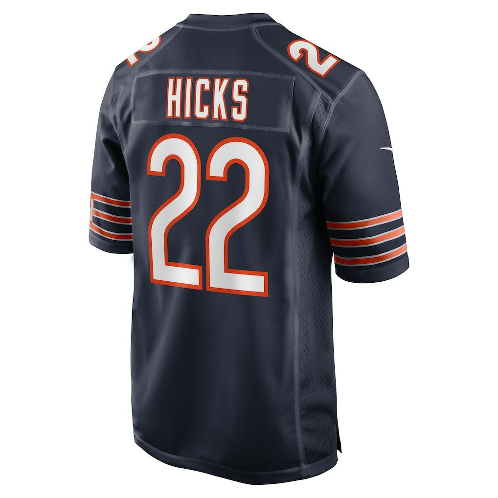 Elijah Hicks Chicago Bears Team Game Jersey - Navy