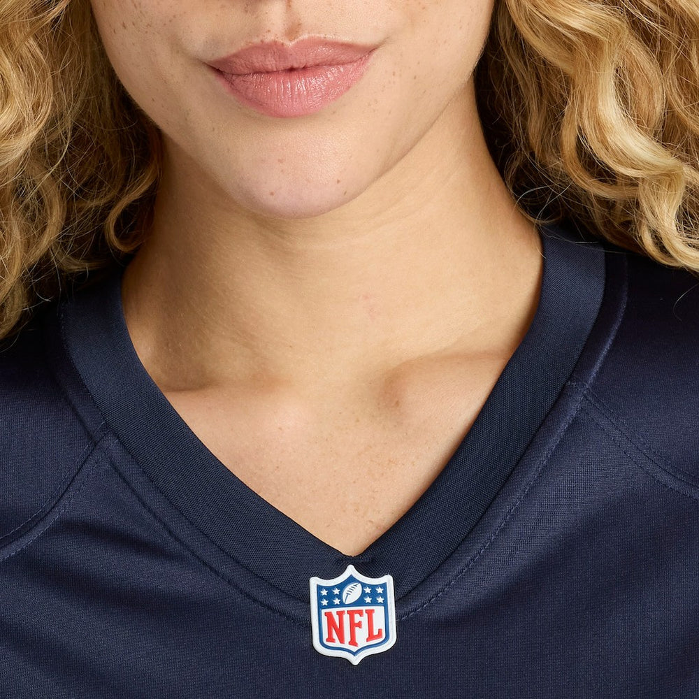 Elijah Hicks Chicago Bears Women's Team Game Jersey - Navy