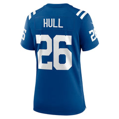 Evan Hull Indianapolis Colts Women's Team Game Jersey - Royal