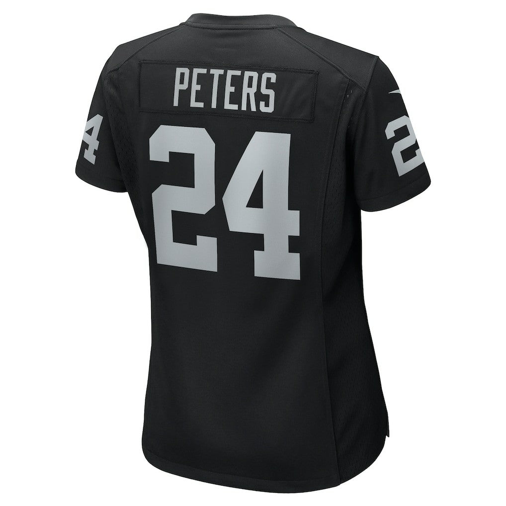 Marcus Peters Las Vegas Raiders Women's Team Game Jersey - Black