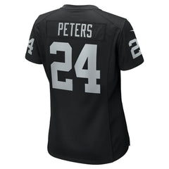 Marcus Peters Las Vegas Raiders Women's Team Game Jersey - Black