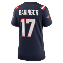 Bryce Baringer New England Patriots Women's Game Jersey - Navy
