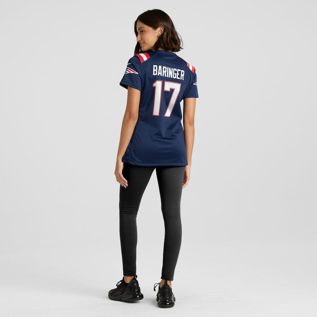 Bryce Baringer New England Patriots Women's Game Jersey - Navy