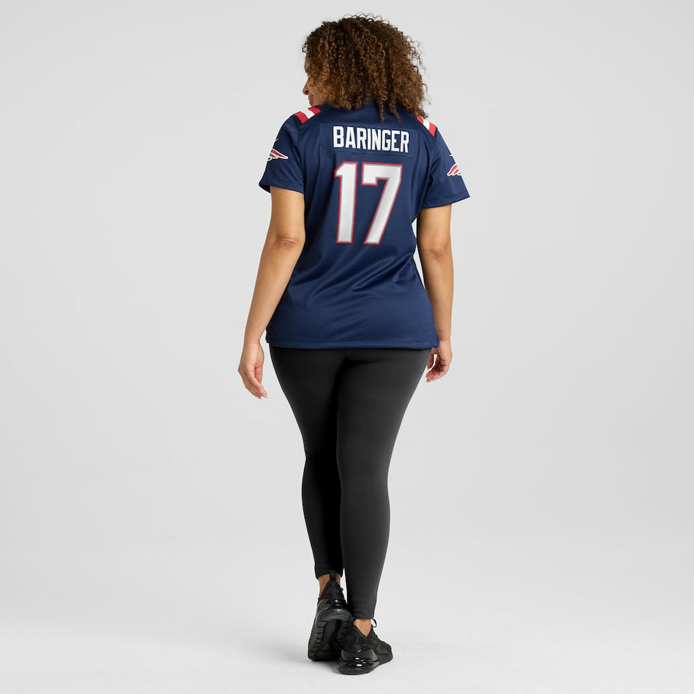 Bryce Baringer New England Patriots Women's Game Jersey - Navy