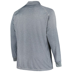 San Diego Padres Profile Big & Tall Raglan Quarter-Zip Top Gray
