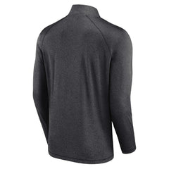 Chicago White Sox Profile Big & Tall Raglan Quarter-Zip Top Black