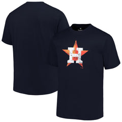 Houston Astros Profile Big & Tall Primary Logo T-Shirt Navy